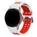 Samsung Galaxy Watch FE Squared Sport Strap (White/Red)