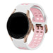Samsung Galaxy Watch 7 - 40mm Squared Sport Strap (White/Pink)