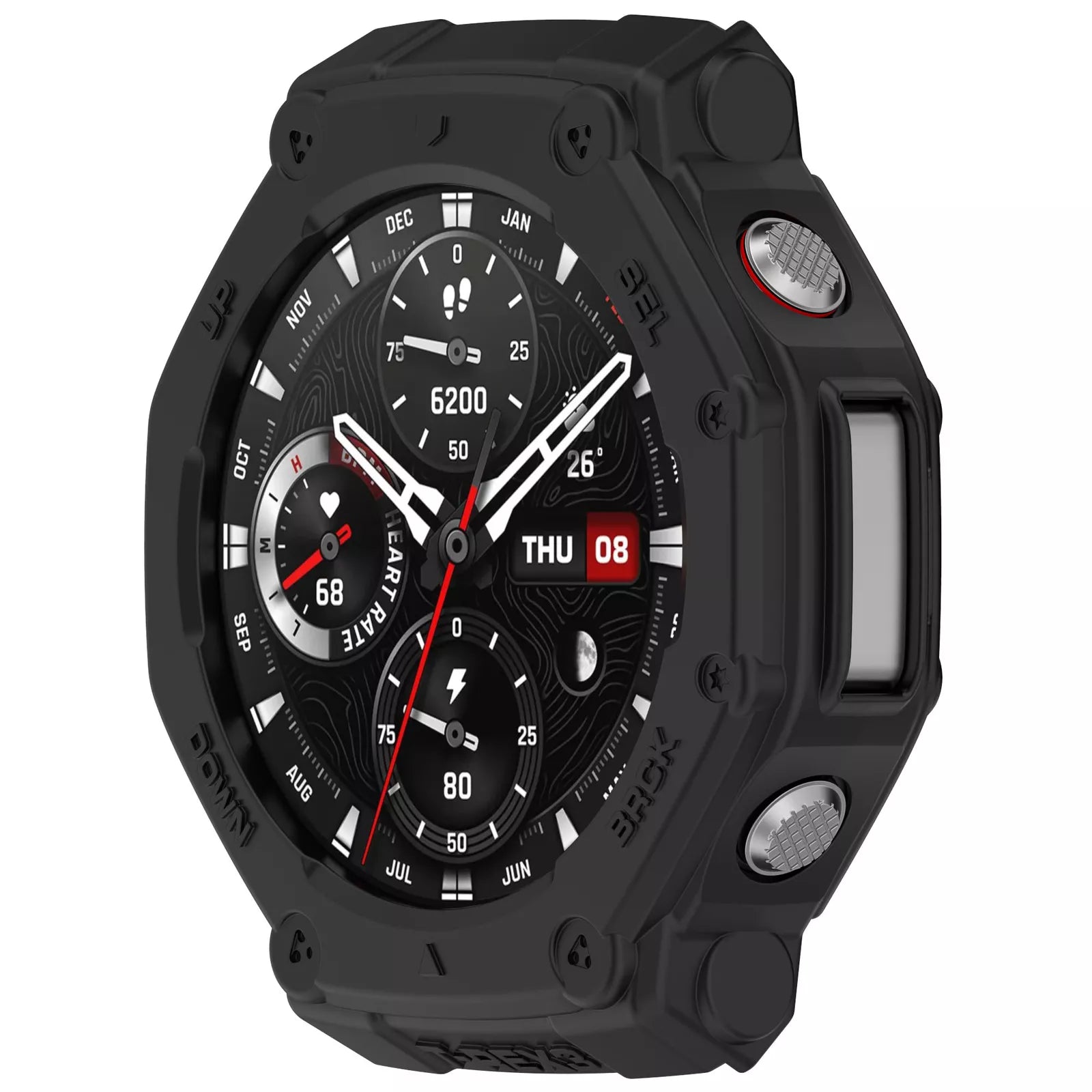 Amazfit T-Rex 3 Rugged TPU Case (Black)