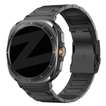 Bandz Samsung Galaxy Watch Ultra 2 Titanium Strap 'Deluxe' (Black)