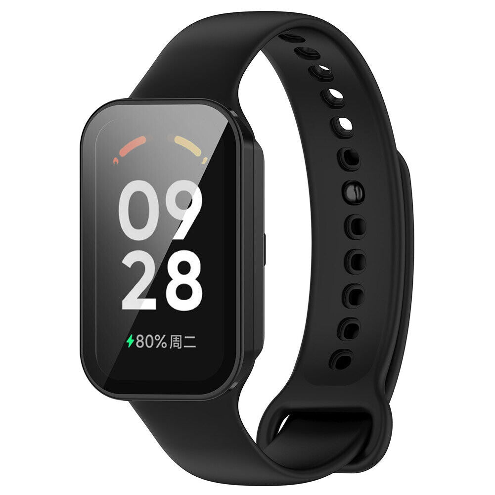 Xiaomi Smart Band 8 Active Hard Case with Glass (Black)