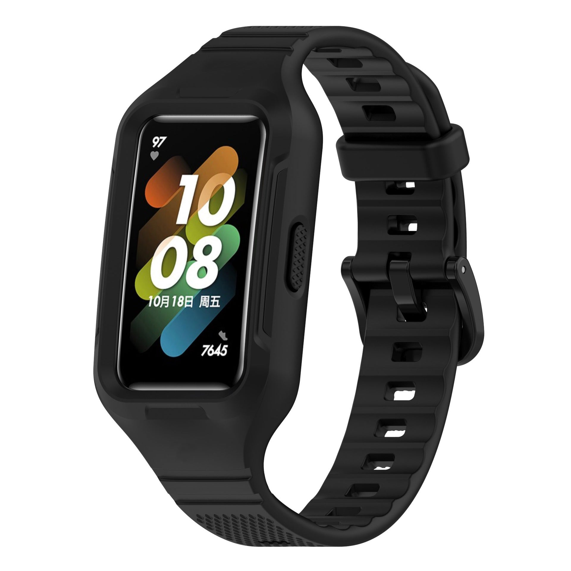 Huawei Band 9 TPU Stap with Frame (Black)