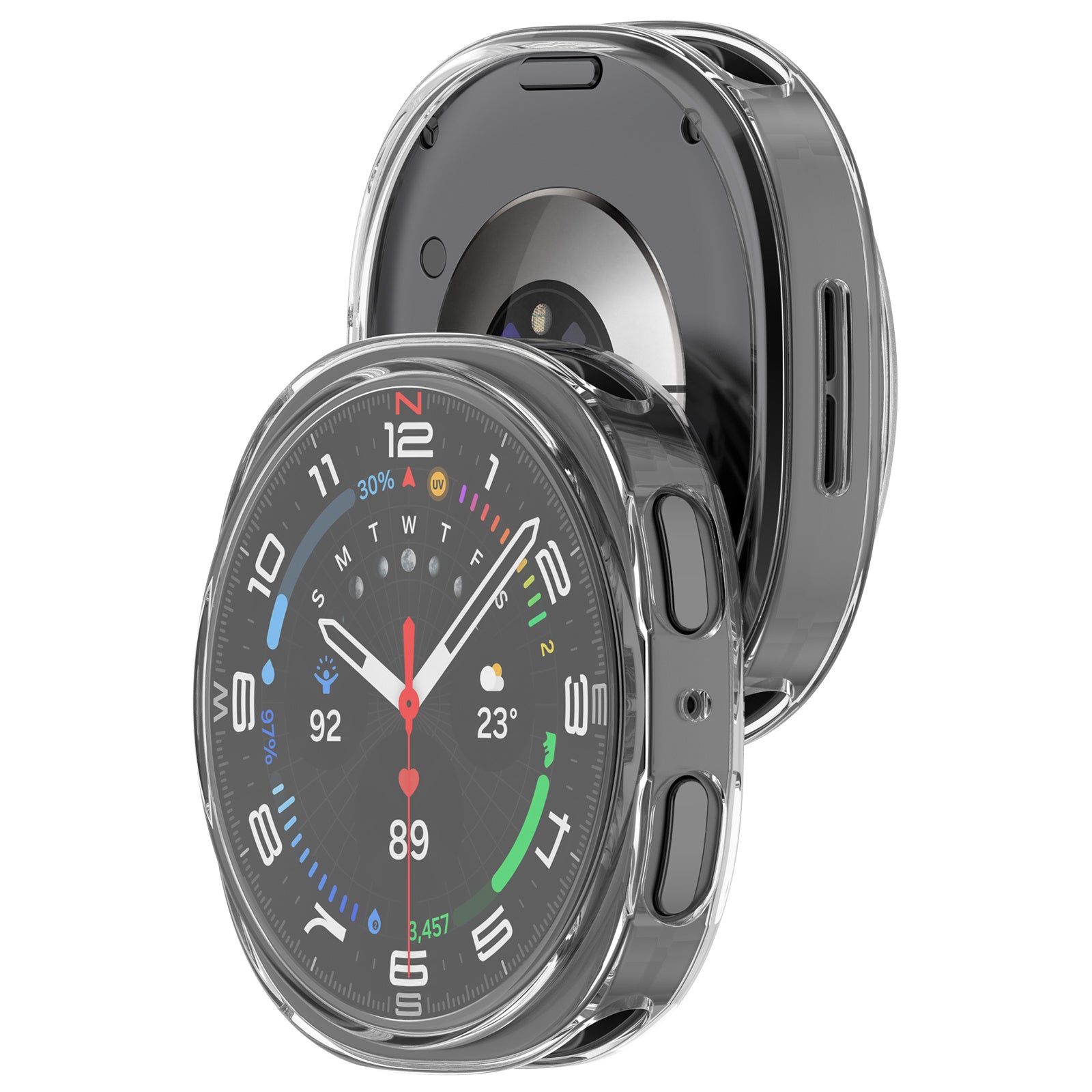 Samsung Galaxy Watch 8 - 44mm / 9 - 44mm TPU Case (Transparent)