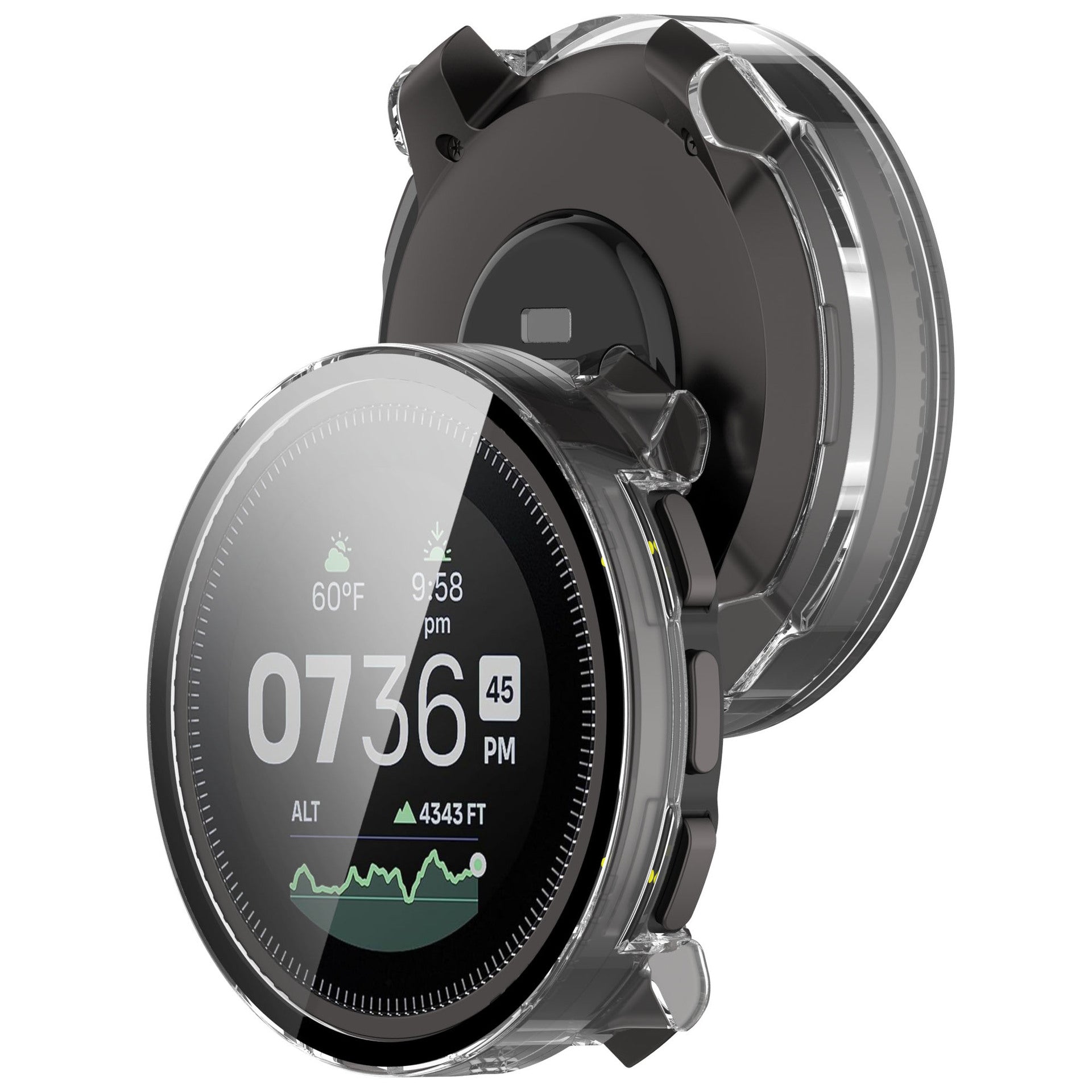 Suunto Vertical Hard Case with Glass (Transparent)