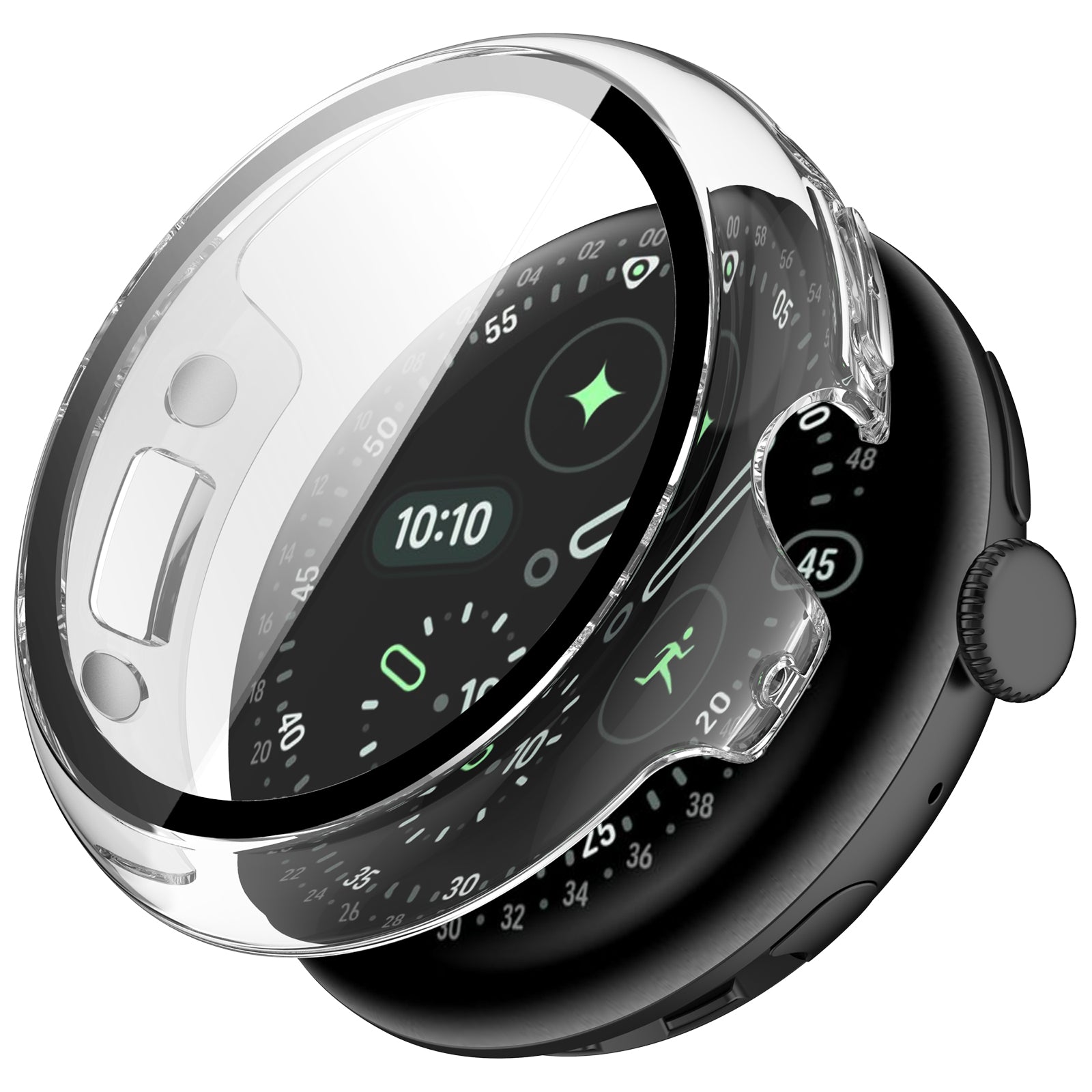 Google Pixel Watch 4 - 41mm Hard Case with Glass (Transparent)