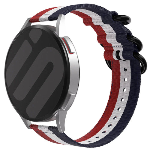 Samsung Galaxy Watch 4 - 44mm Nylon-Strap with Buckle (Tricolour)