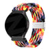 Bandz Samsung Galaxy Watch FE Woven Nylon Strap (Colourful)