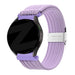Bandz Samsung Galaxy Watch 7 - 44mm Woven Nylon Strap (Light Purple)
