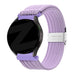 Bandz Garmin Vivomove HR Woven Nylon Strap (Light Purple)