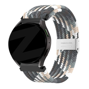 Woven Nylon Strap, on a watch, 3/4 front view