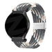 Bandz Amazfit Active 3 Premium Woven Nylon Strap (Slate)