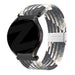Bandz Amazfit GTS 2 Woven Nylon Strap (Black Mix)