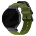 Bandz OnePlus Watch Lite Nylon Strap with Buckle (Green)