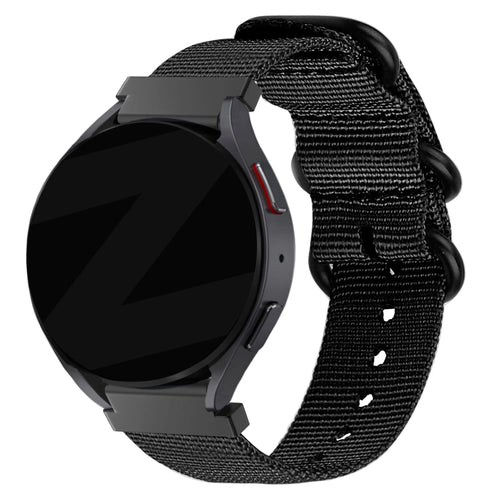 Bandz Suunto 5 Peak Nylon Strap with Buckle (Black)