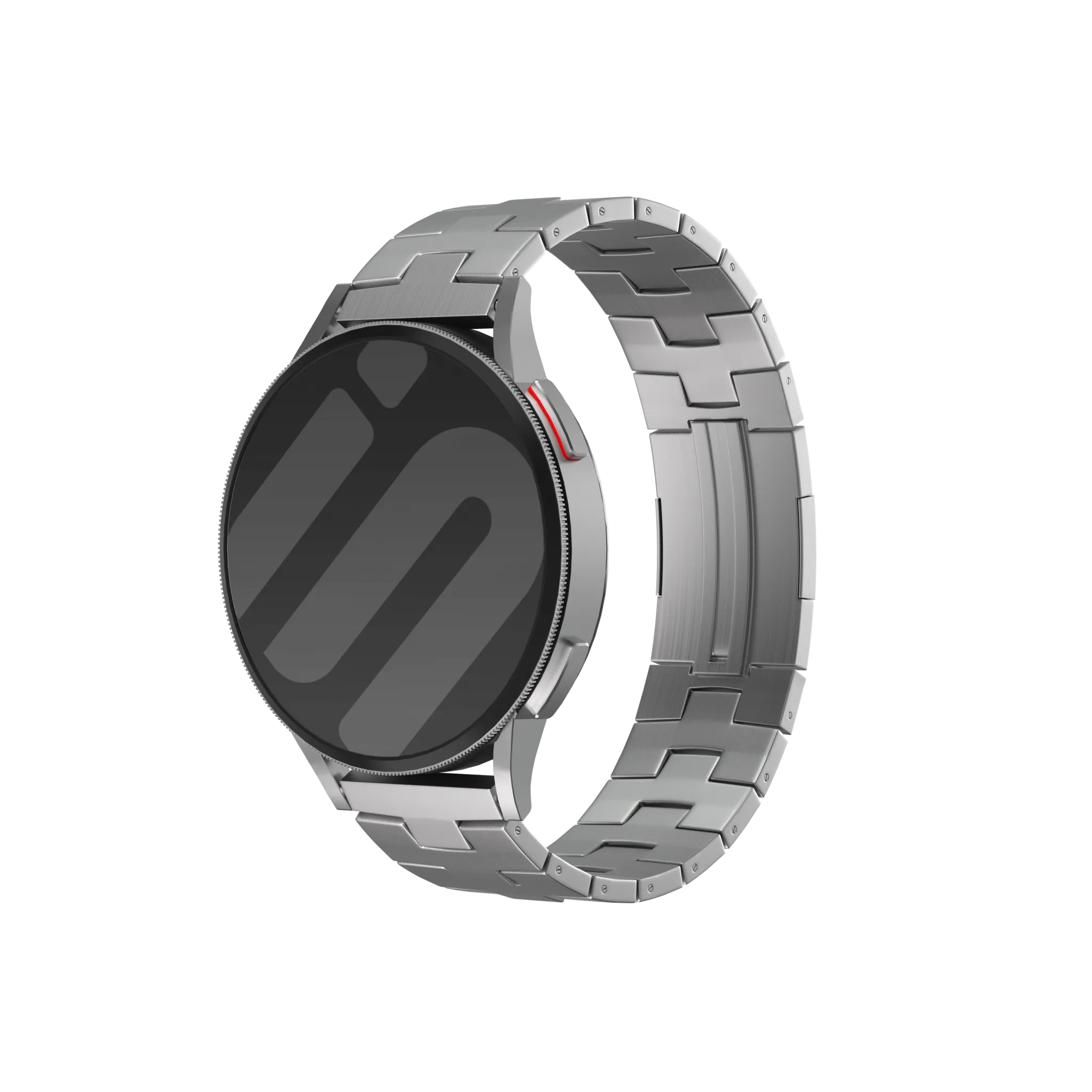 Gard Pro Ultra 3 Titanium Grain Strap (Flat Clasp) (Silver)
