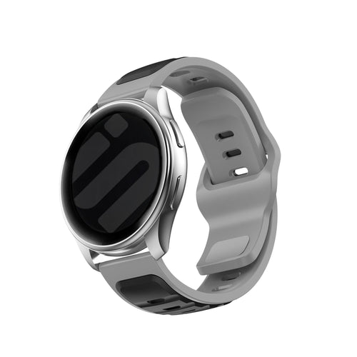 Samsung Galaxy Watch 4 Classic 46mm Outdoor Duo Silicone Strap (Black/Grey)