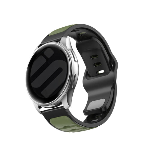Suunto 9 Peak Outdoor Duo Silicone Strap (Green/Black)