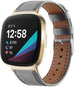 Fitbit Versa 3 Leather Strap (Grey)