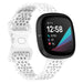 Fitbit Sense Silicone Strap with Pattern (White)