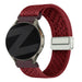 Bandz Amazfit Active Vintage Nylon Strap (Wine Red)