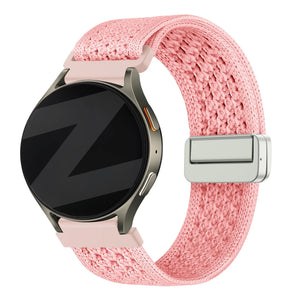 Bandz Amazfit Bip U (Pro) Vintage Nylon Strap (Pink)