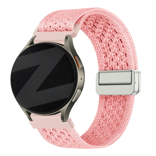 Bandz Amazfit Bip U (Pro) Vintage Nylon Strap (Pink)