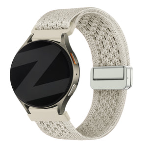 Bandz Garmin Vivomove Trend Vintage Nylon Strap (Starlight)