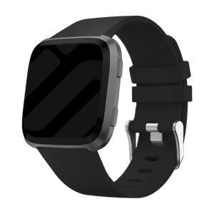Fitbit Versa/Versa 2 Silicone Strap (Black)
