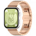 Huawei Watch Fit 3 Luxury Metal Strap (Rose Gold)