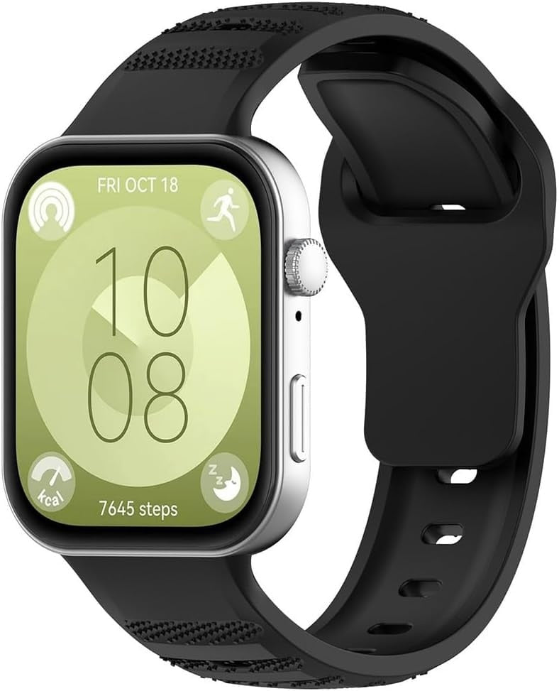 Huawei Watch Fit 5 Outdoor Silicone Strap (Black)