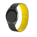 Huawei Watch GT 3 Pro 43mm Magnetic Silicone Strap (Black/Yellow)