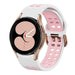 Samsung Galaxy Watch 4 40mm Squared Sport Strap (White/Pink)