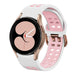 Samsung Galaxy Watch 4 44mm Squared Sport Strap (White/Pink)