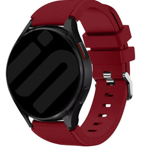 Amazfit Bip U (Pro) Twill Silicone Strap (Wine Red)