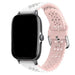 Amazfit GTS 3 Silicone Strap Patterned (White/Pink)