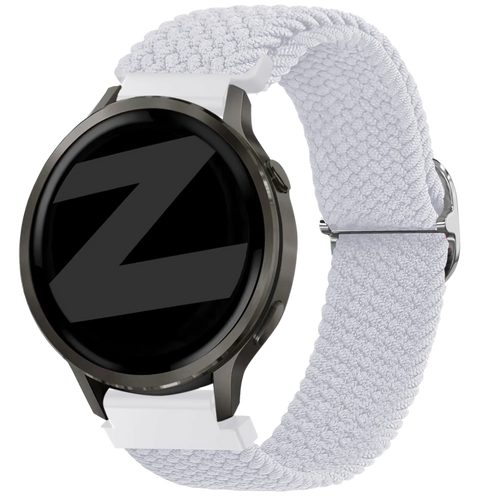 Bandz Garmin Vivoactive 4s Adjustable Braided Strap (White)