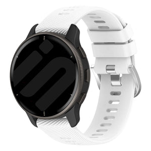 Garmin Vivomove Luxe Silicone Strap (White)