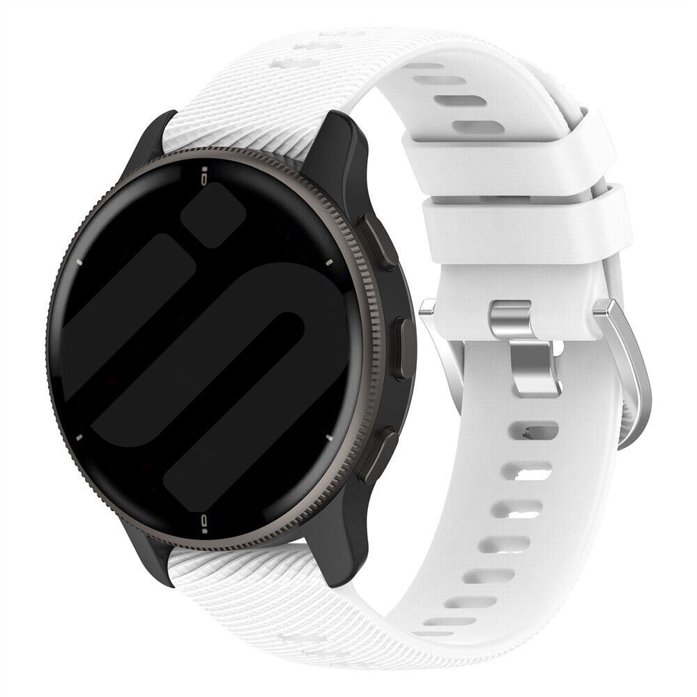Garmin Vivomove Luxe Silicone Strap (White)