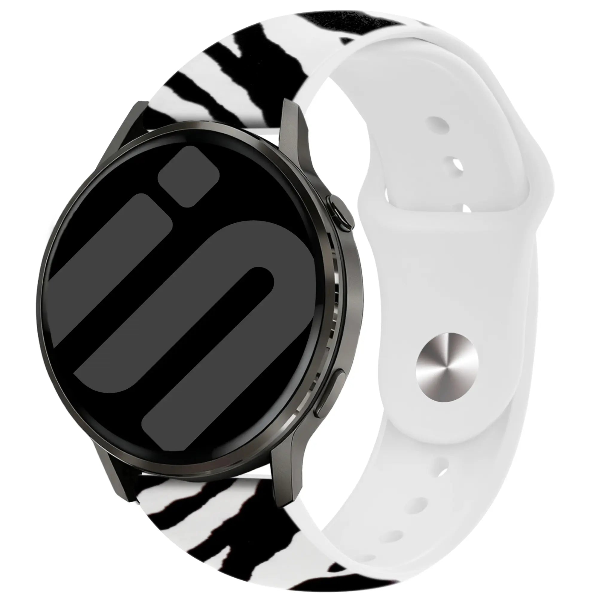 Garmin Vivoactive 5 Print Silicone Strap (Wild Zebra)