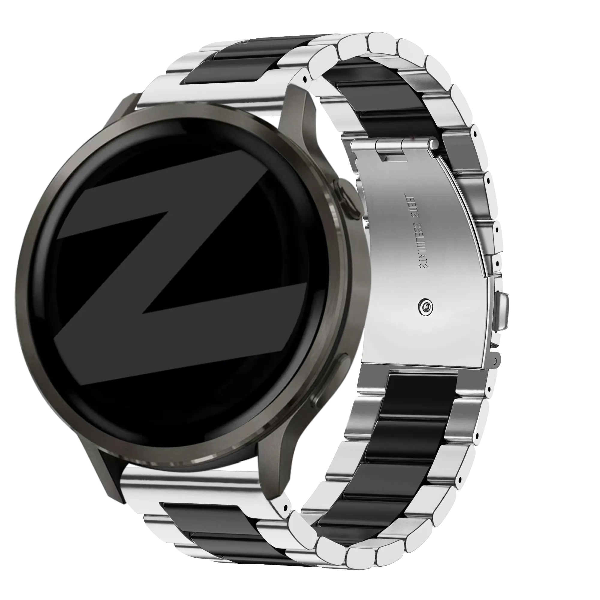 Bandz Garmin Approach S42 Steel Strap 'Classic' (Silver/Black)