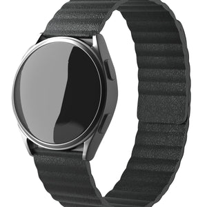 Withings Steel HR Sport Leather Loop Strap (Black)
