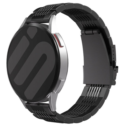 Huawei Watch 5 - 46mm Luxury Steel Link Strap (Black)