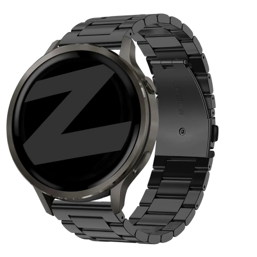 Bandz Garmin Vivoactive 4s Steel Strap 'Classic' (Black)