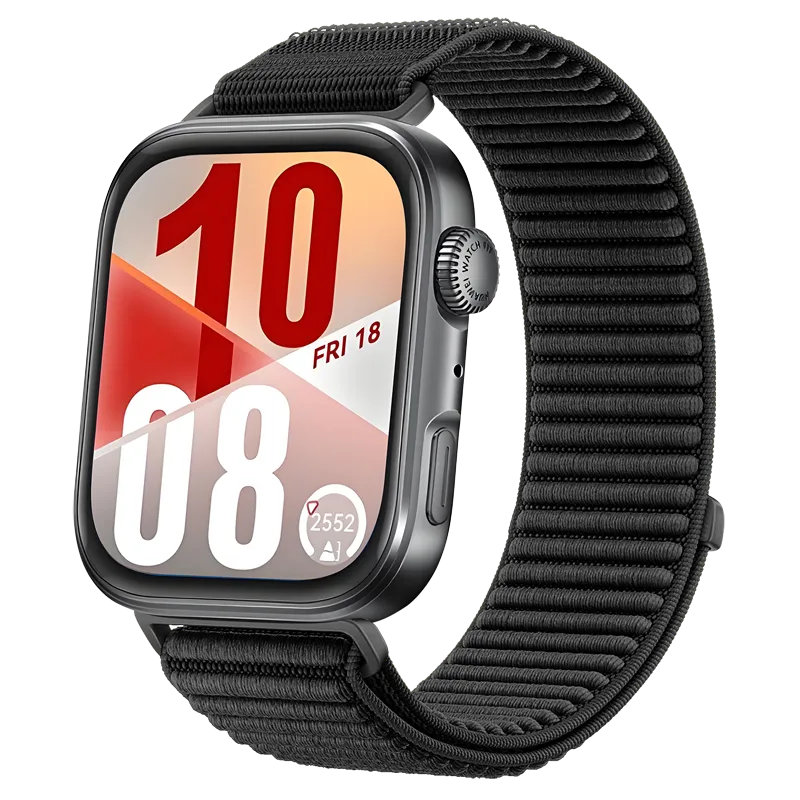 Huawei Watch Fit 3 Nylon Wave Strap (Black)