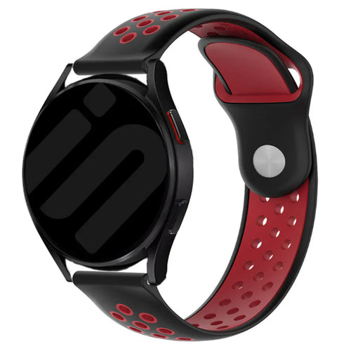 Withings ScanWatch Nova Sport Strap (Black/Red)