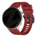 Bandz Garmin Fenix 5/6 Buckled Silicone Strap (Red)