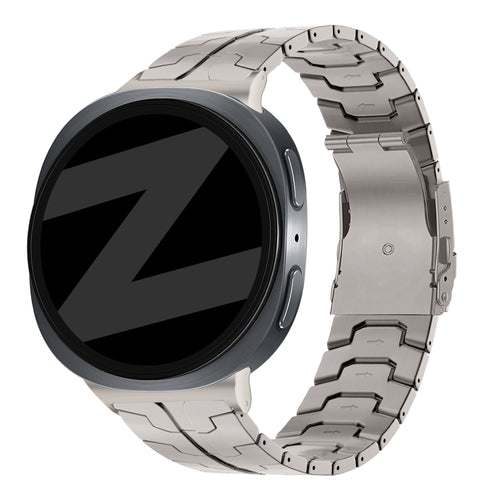 Bandz Samsung Galaxy Watch 8 - 44mm Titanium Strap 'Iron' (Titanium)