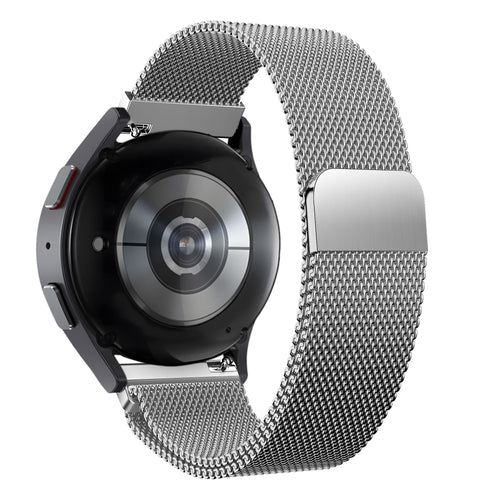 Bandz Amazfit Cheetah 2 Pro Milanese Loop Strap (Silver)