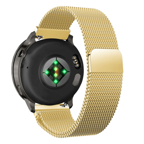 Bandz Garmin Forerunner 170 Milanese Loop Strap (Gold)