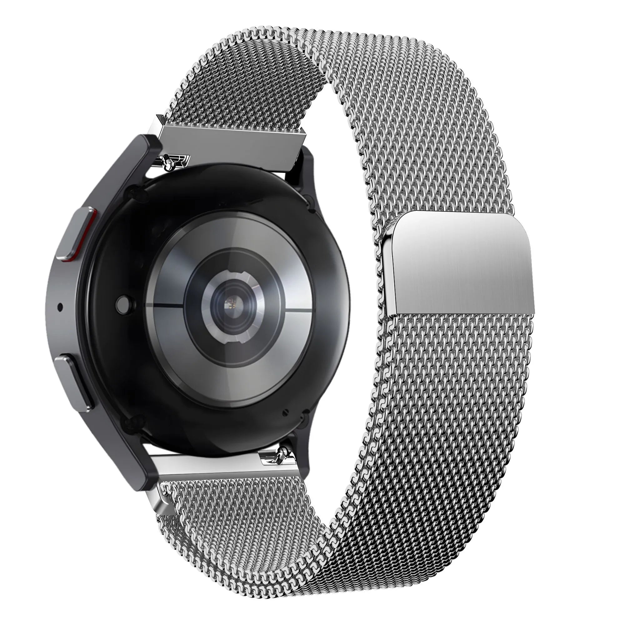 Bandz Amazfit Balance 2 Milanese Loop Strap (Silver)